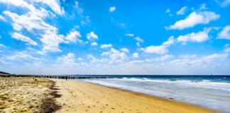 Strandaktivitäten in Dänemark