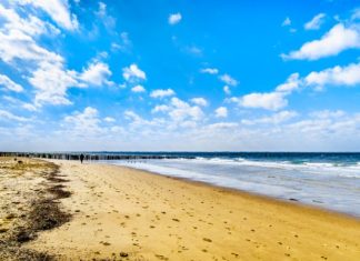 Strandaktivitäten in Dänemark